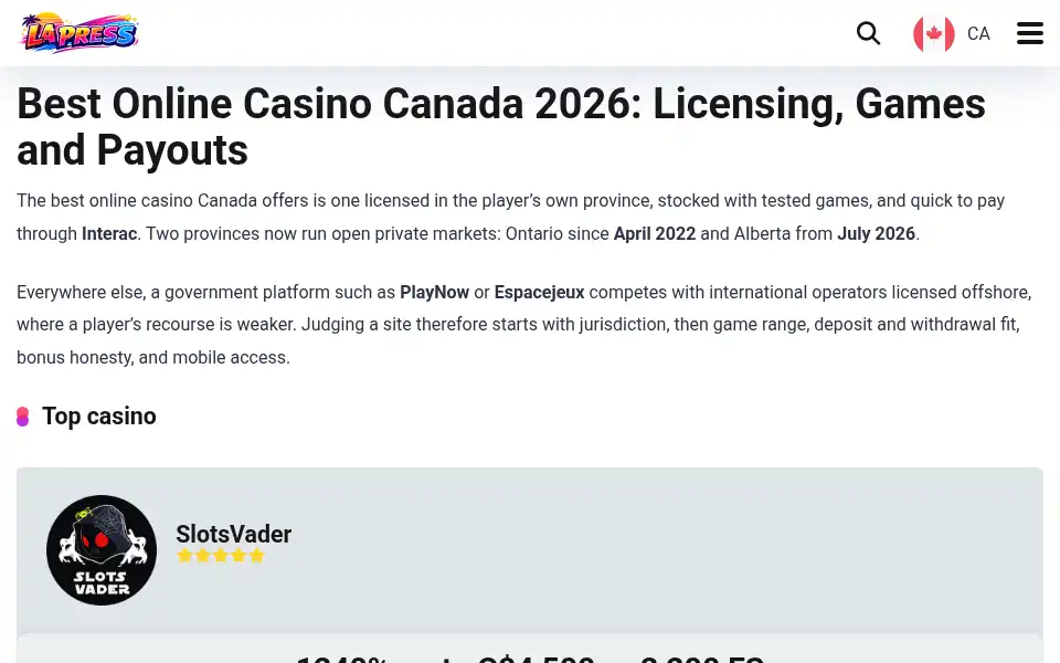 Screenshot of montycasinos.com