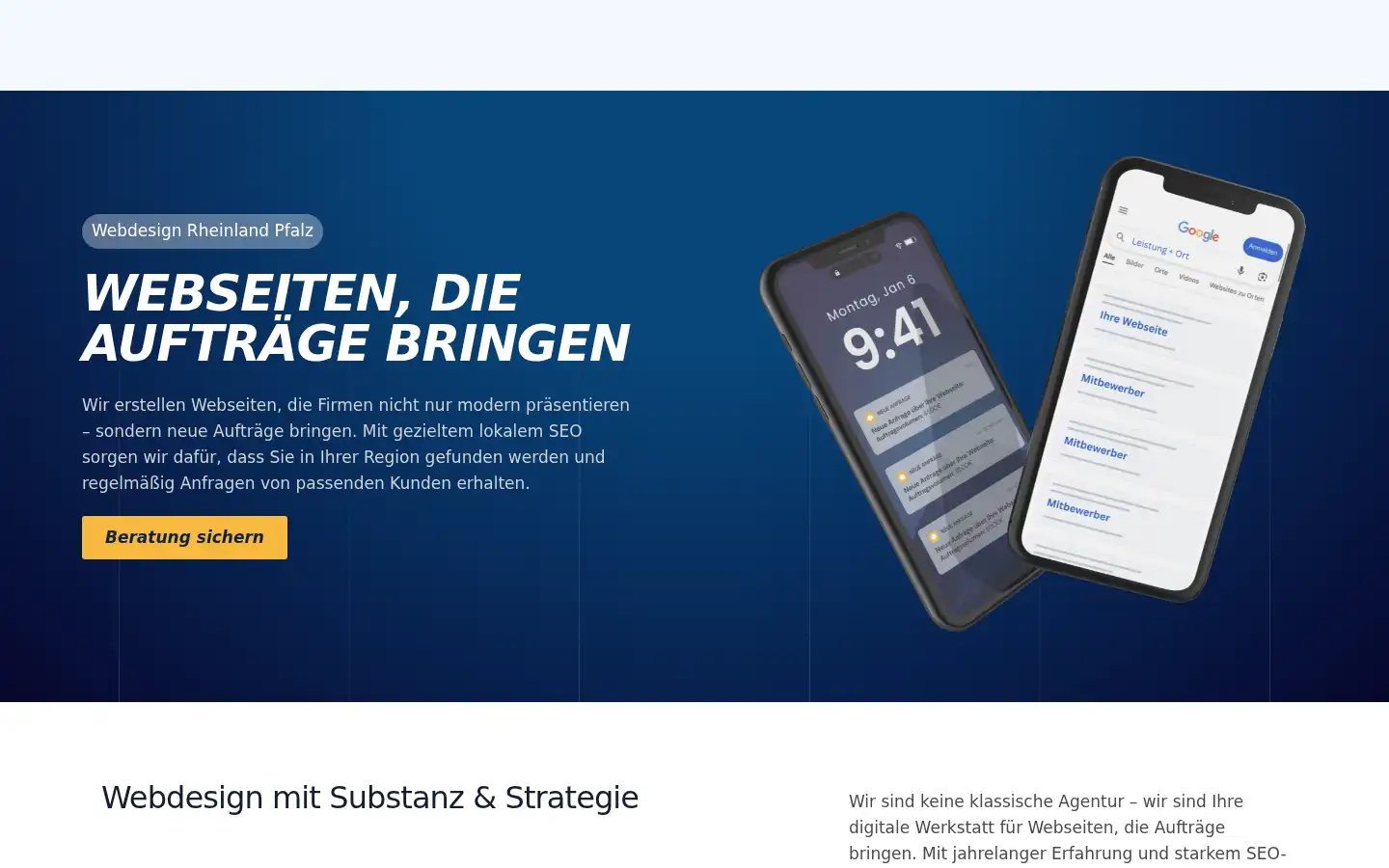 Screenshot of monument-webdesign.de