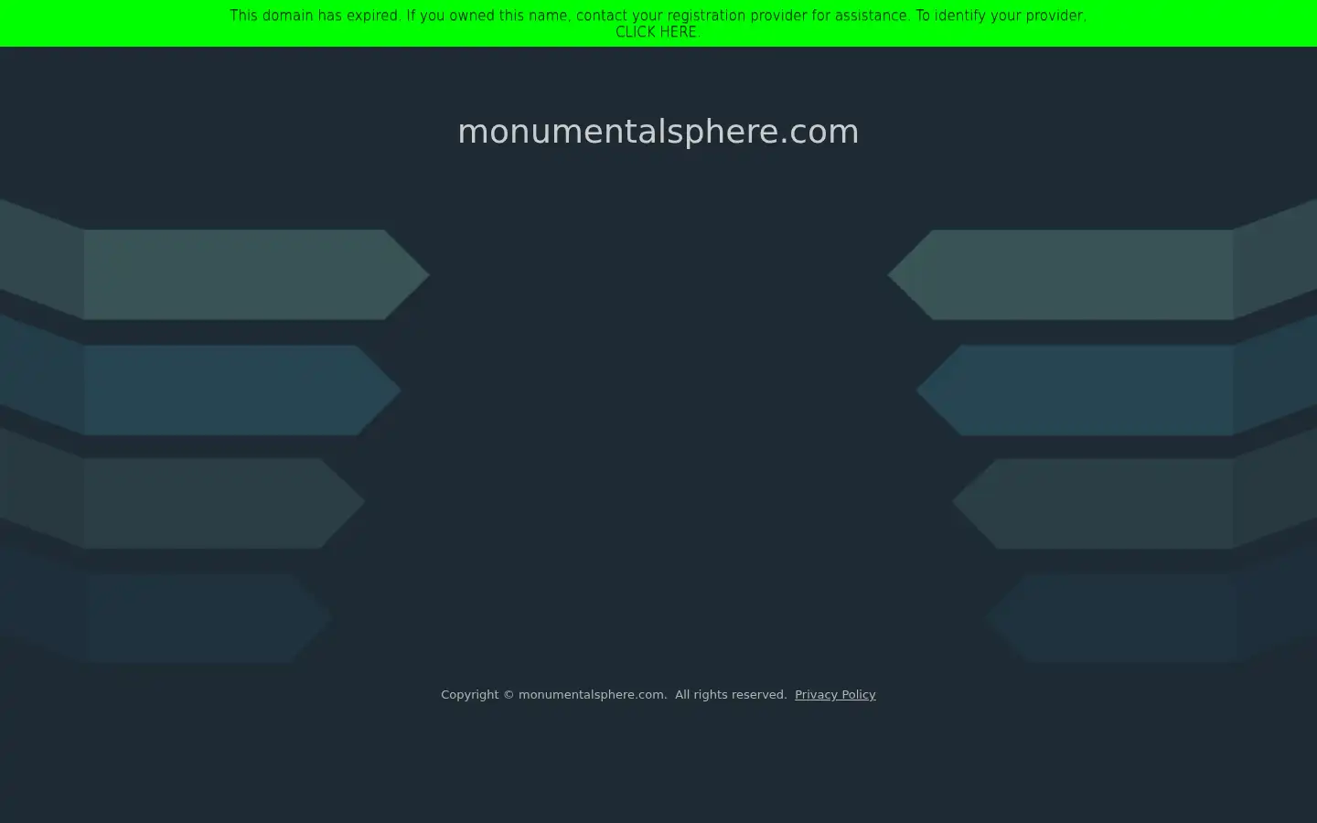 Screenshot of monumentalsphere.com