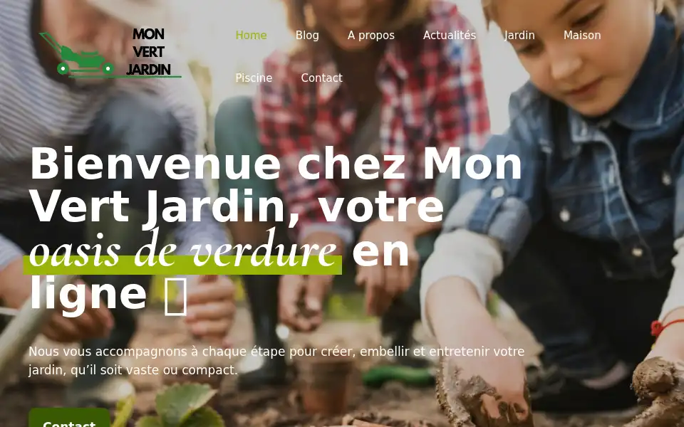 Screenshot of monvertjardin.fr