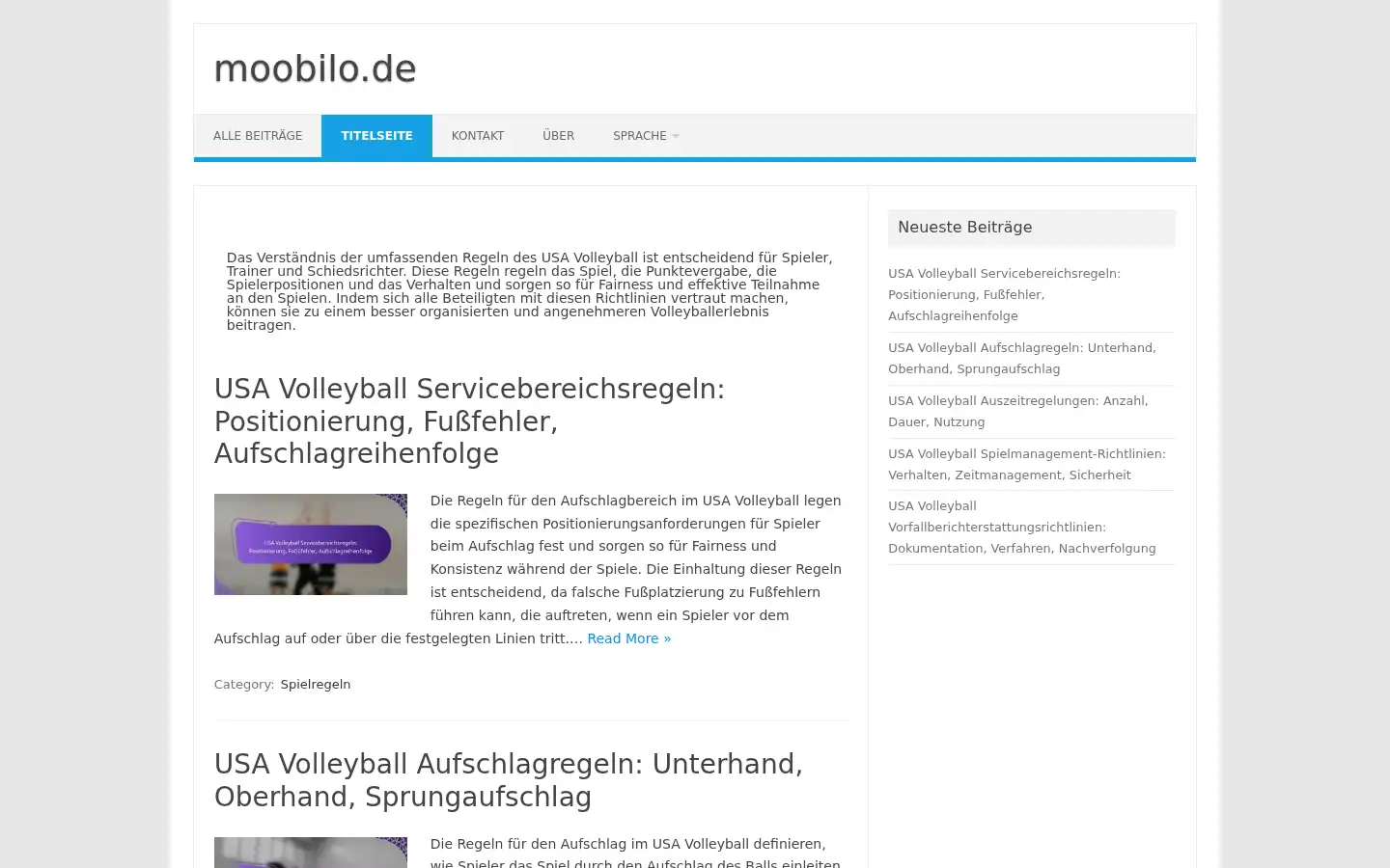 Screenshot of moobilo.de