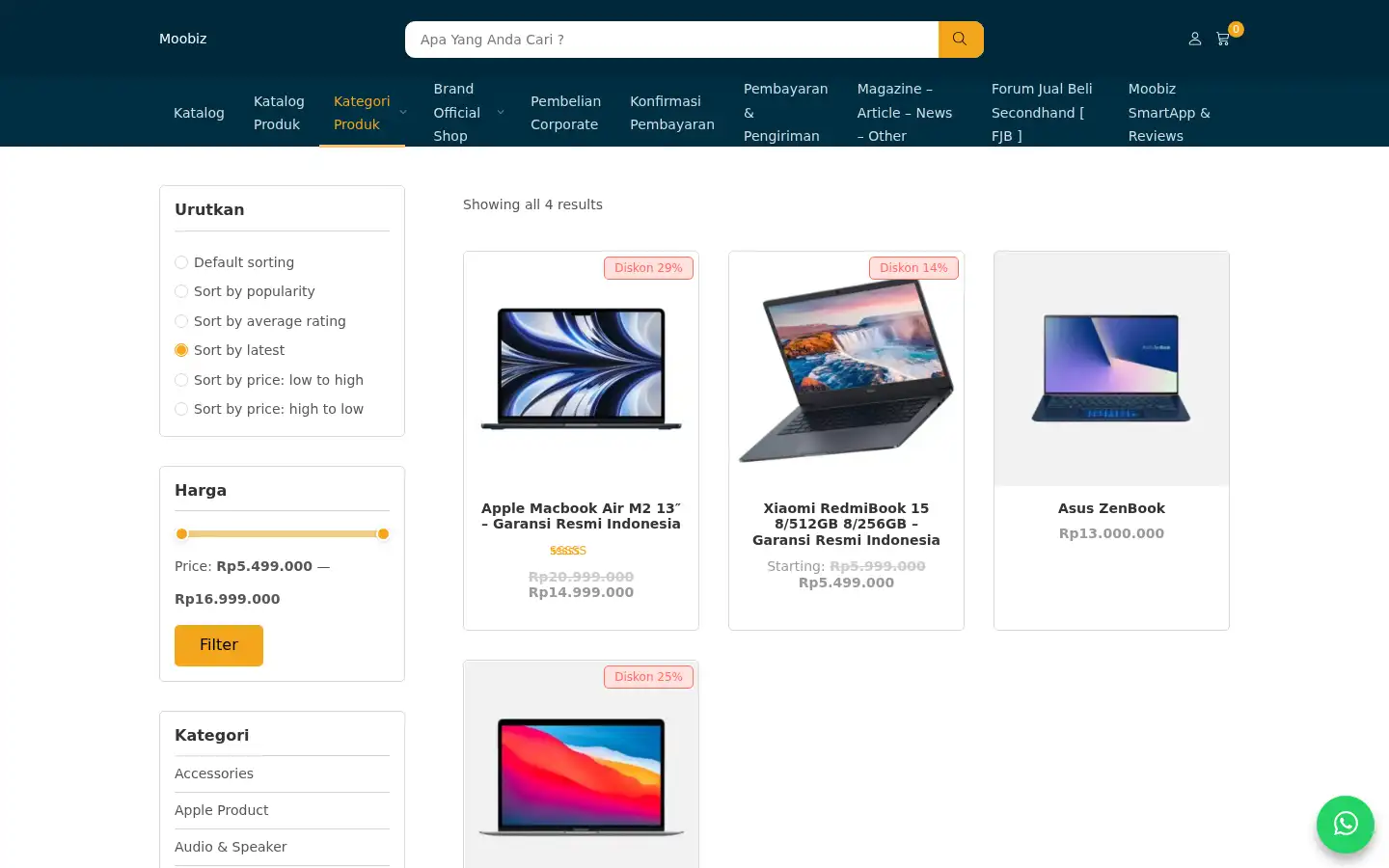 Screenshot of moobiz.id