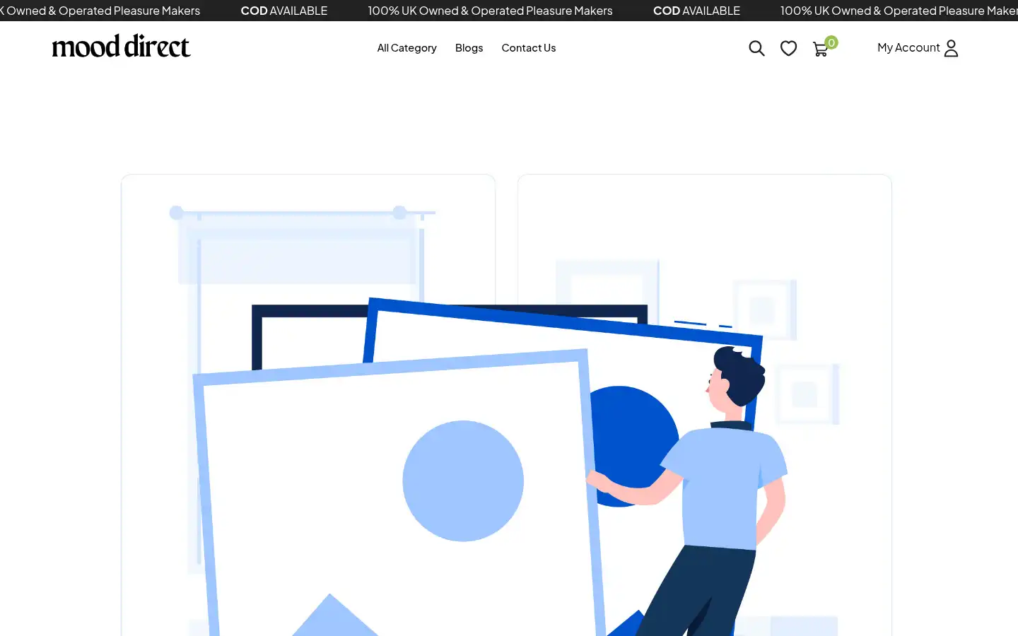 Screenshot of mood-direct.co.uk