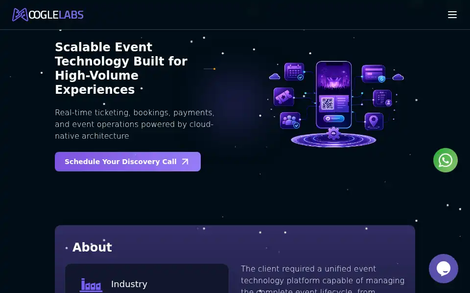 Screenshot of mooglelabs.com