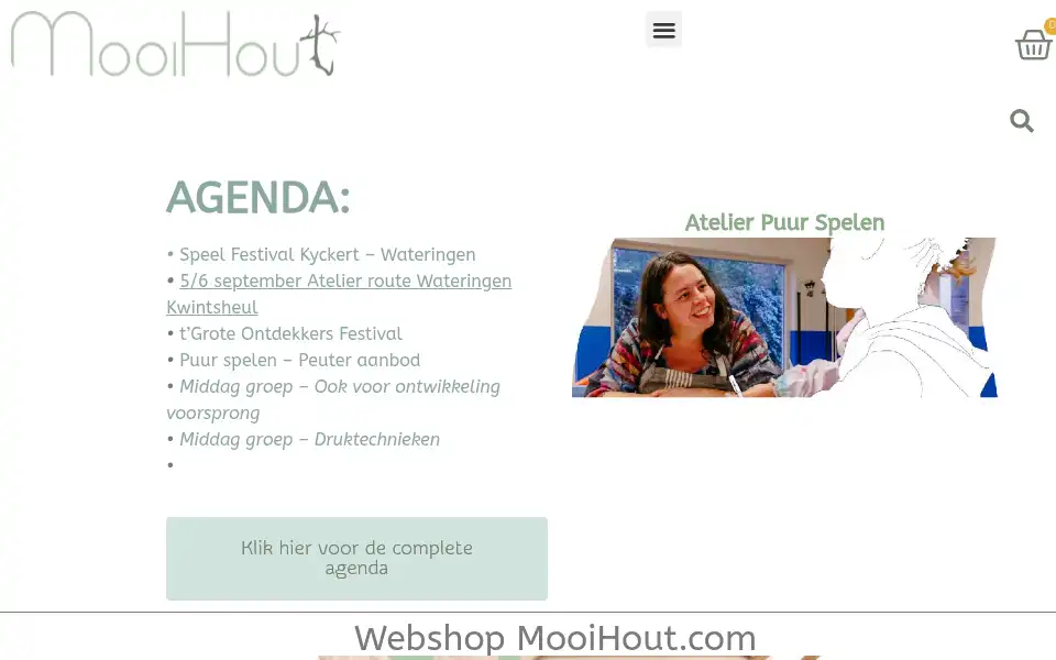 Screenshot of mooihout.com