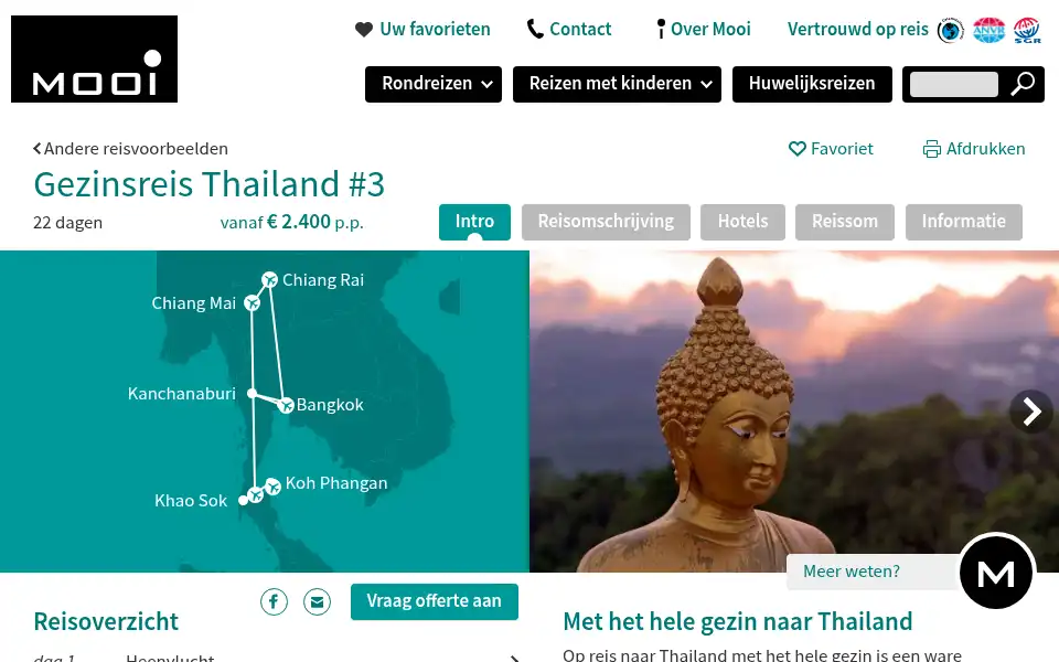 Screenshot of mooivakanties.nl