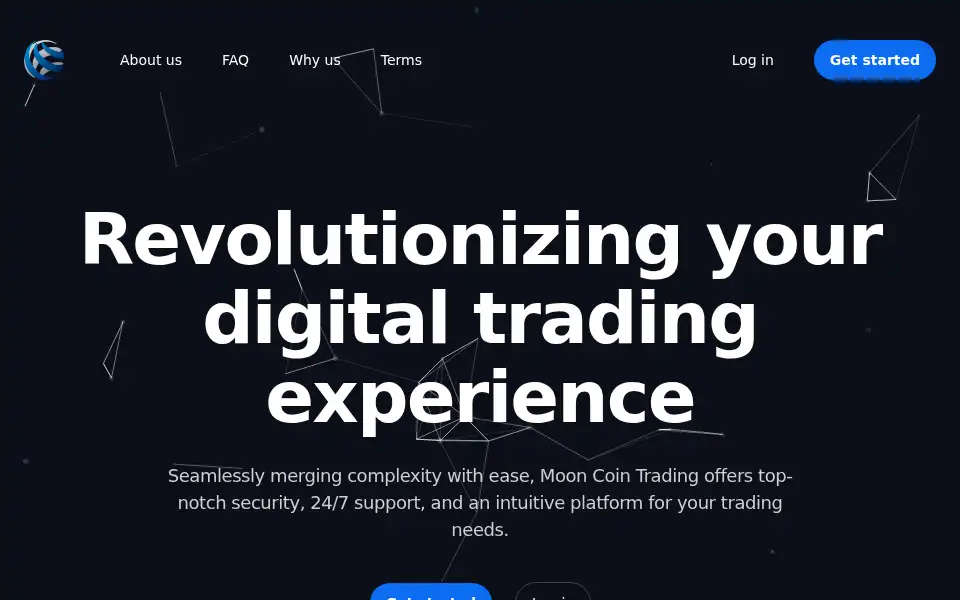 Screenshot of moonctrading.com