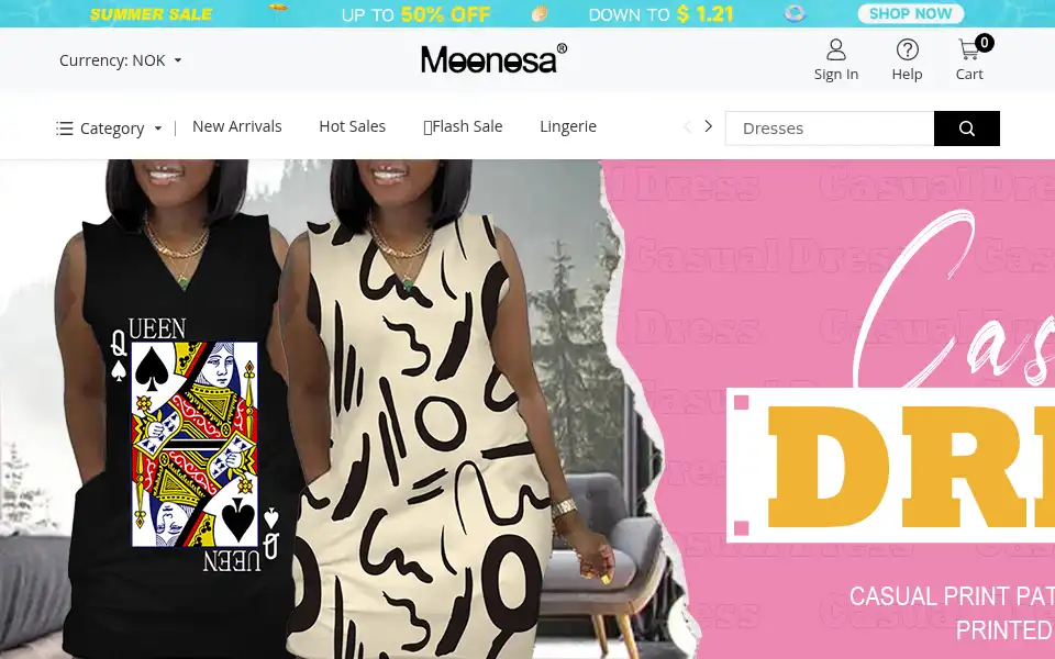 Screenshot of moonosa.com