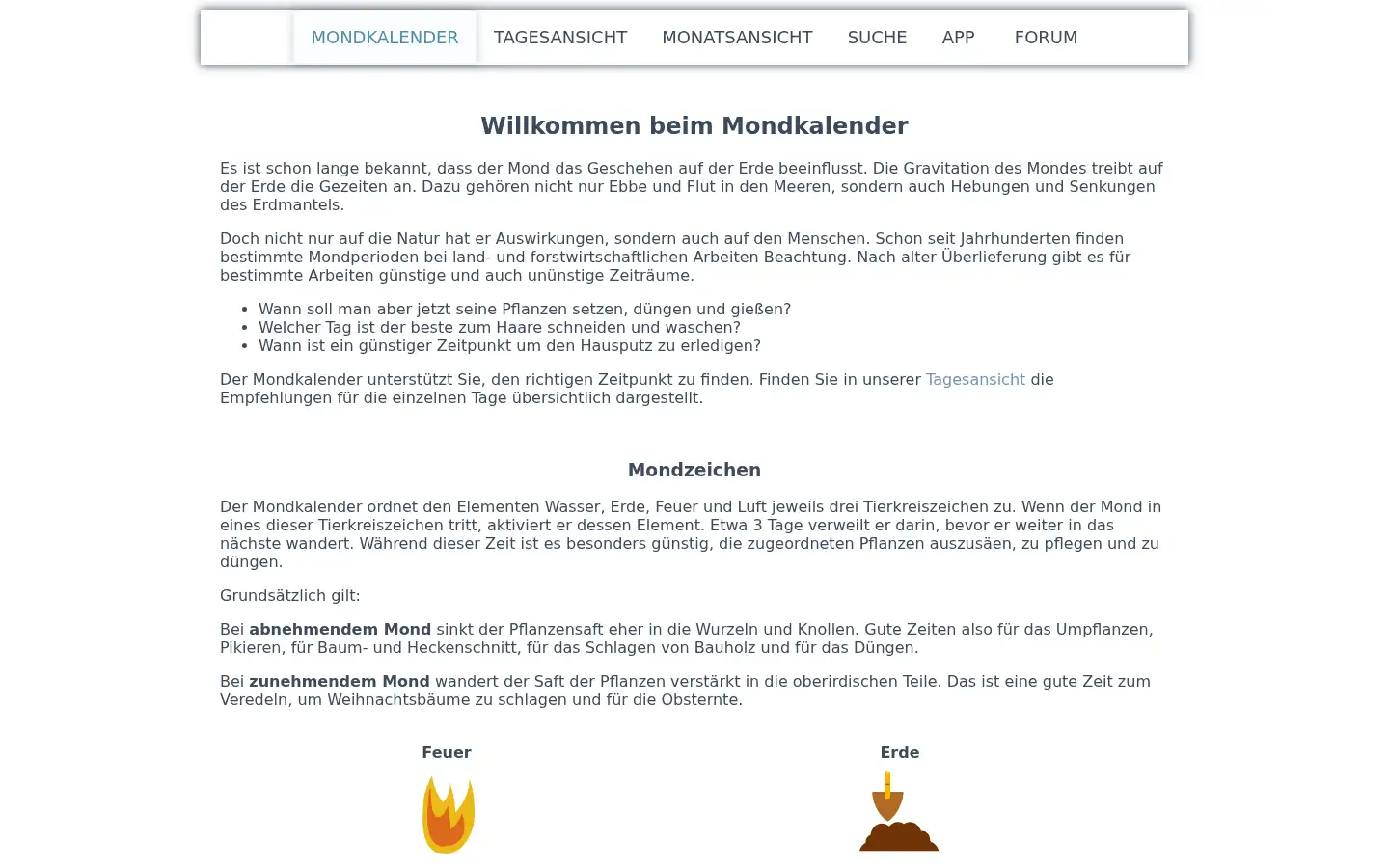 Screenshot of moony.tips
