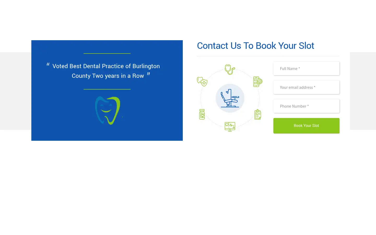 Screenshot of moorestownsmilecenter.com