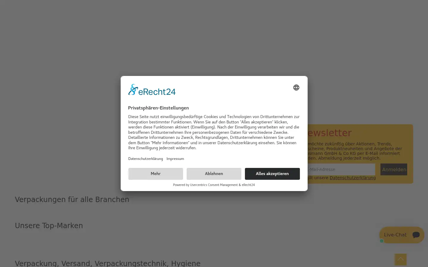 Screenshot of moosmann.de