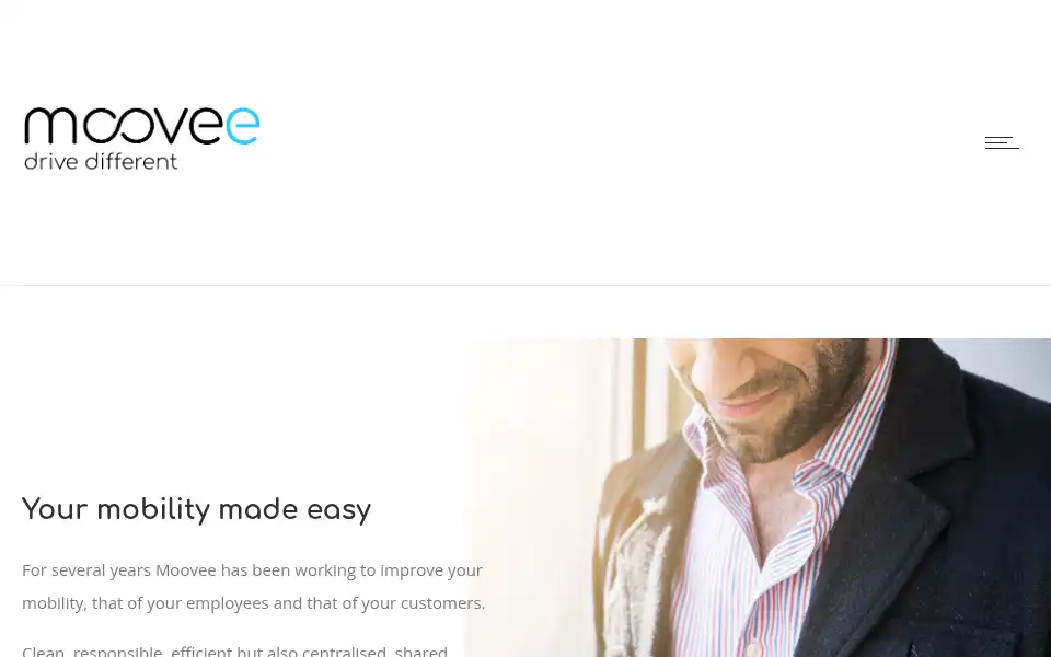 Screenshot of moovee-mobility.com