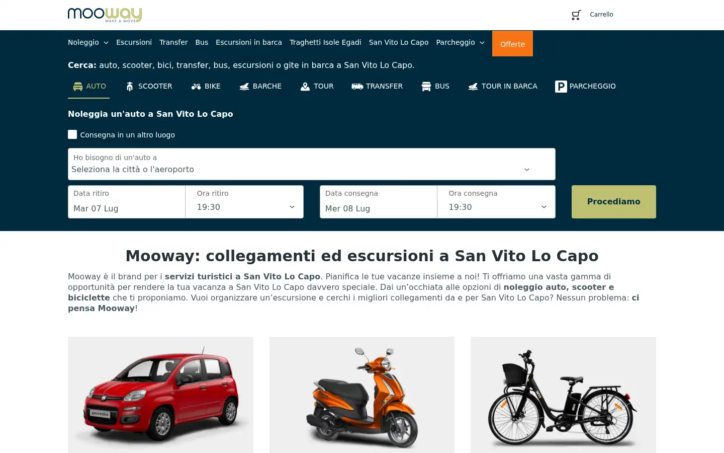 Screenshot of mooway.it