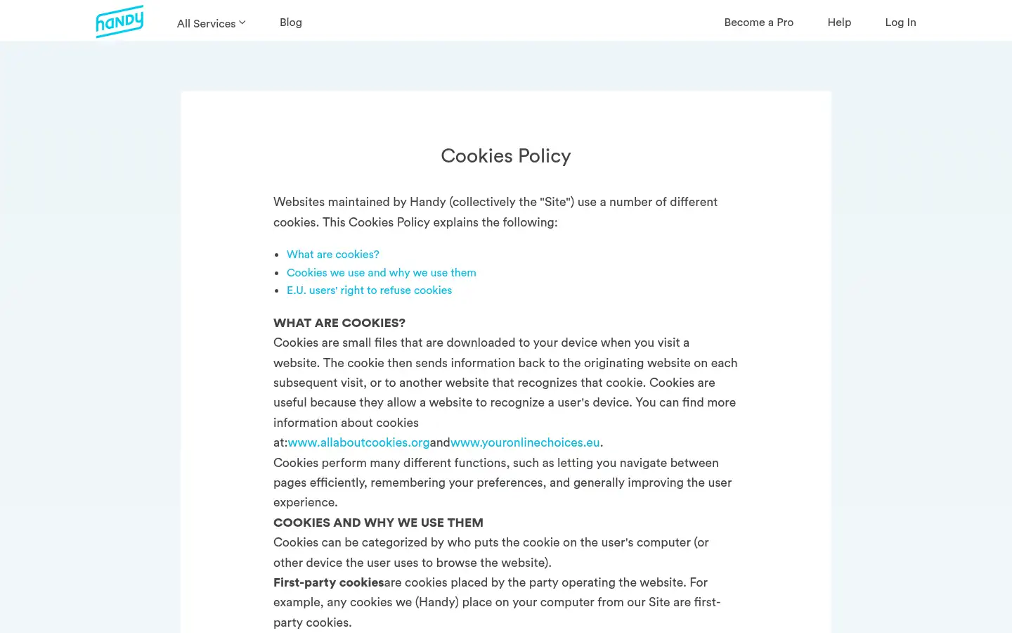 Screenshot of mopp.com