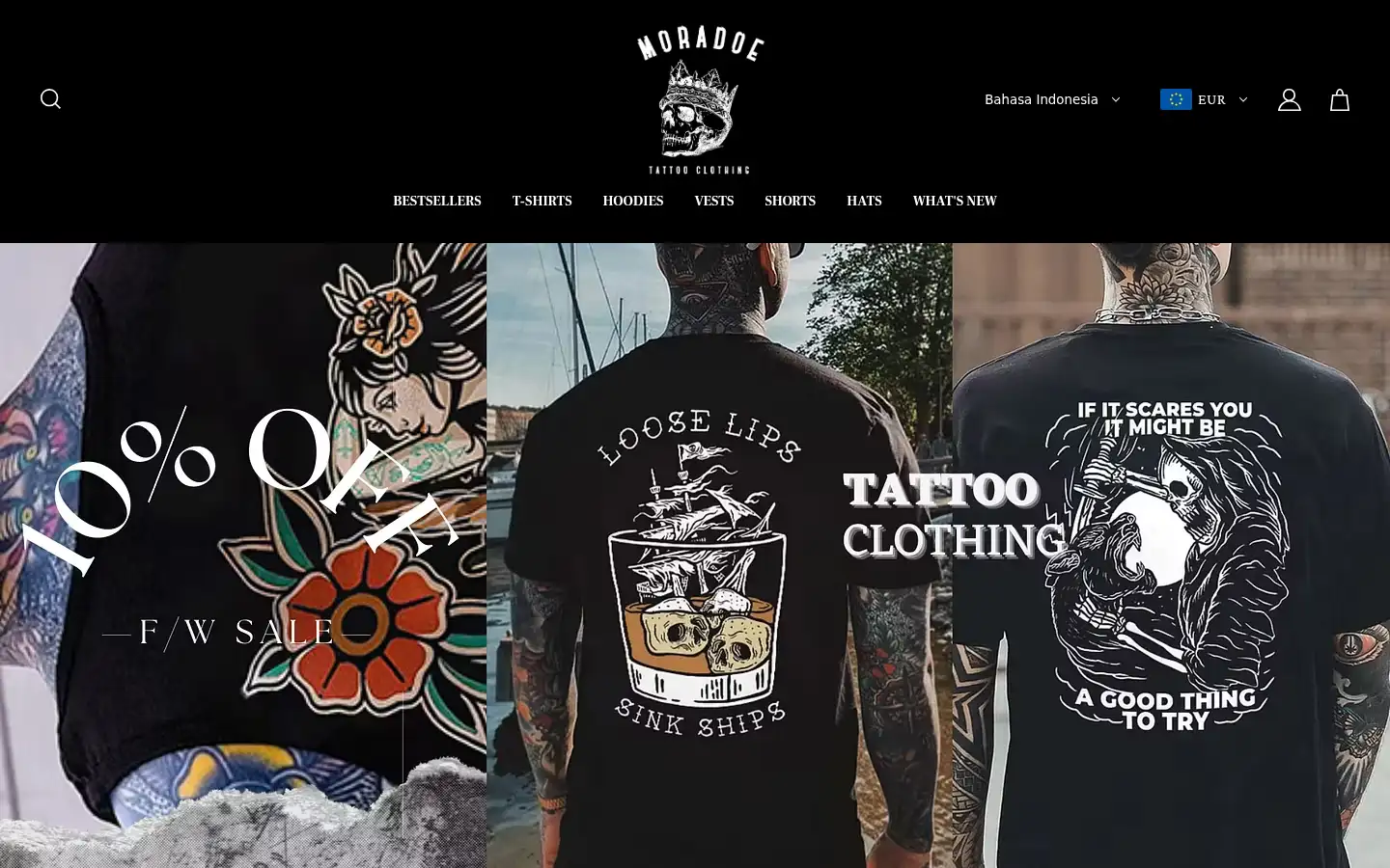Screenshot of moradoe.com