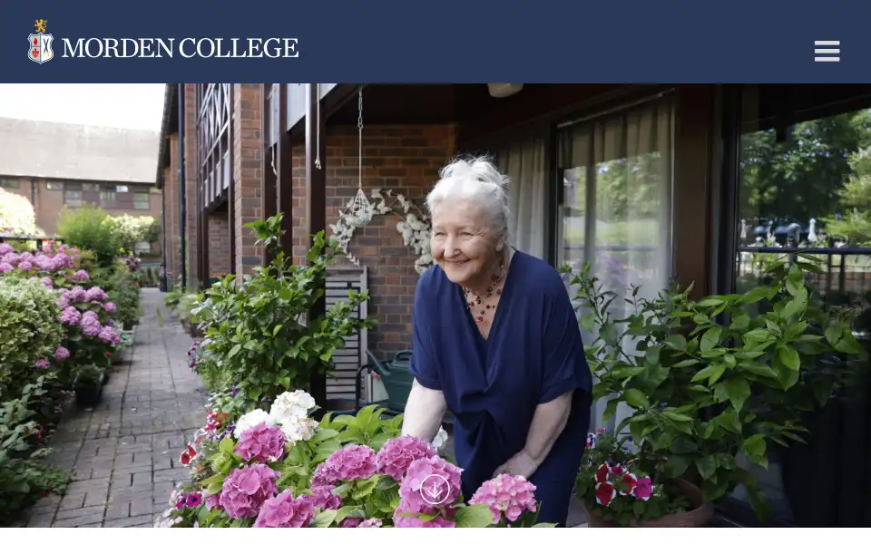 Screenshot of mordencollege.org.uk