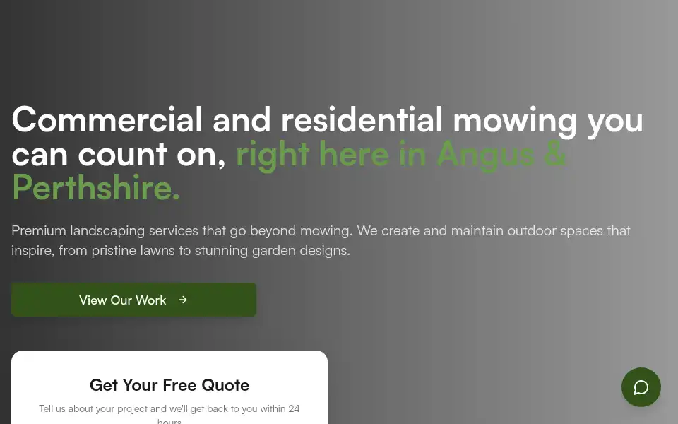 Screenshot of morethanmowing.co.uk