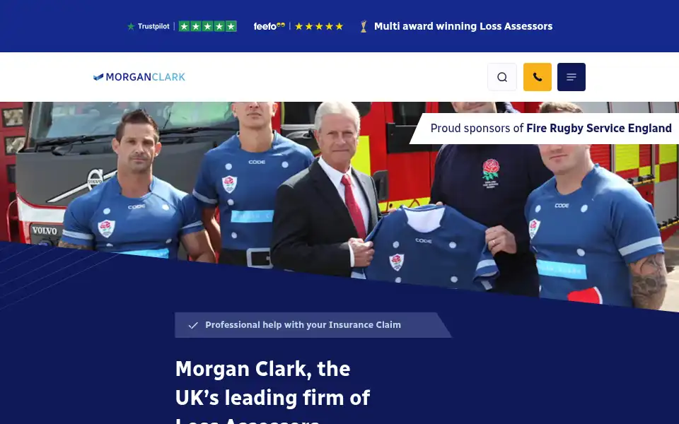 Screenshot of morganclark.co.uk