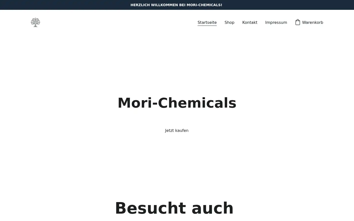 Screenshot of mori-chemicals.de