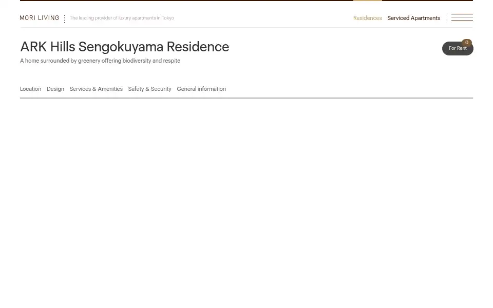 Screenshot of moriliving.com
