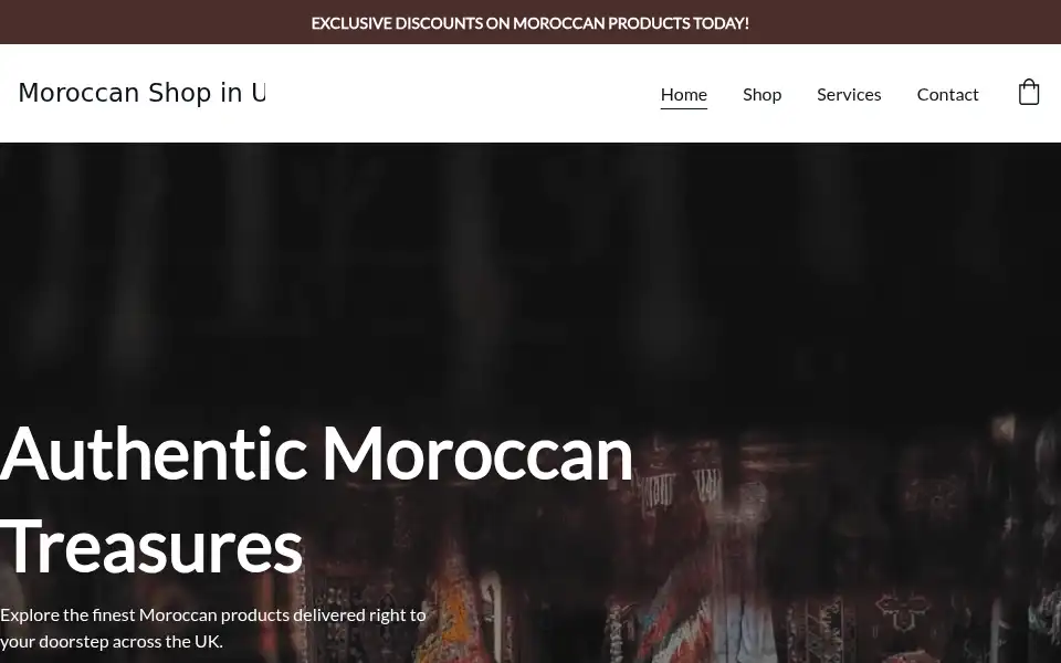 Screenshot of moroccanshop.co.uk