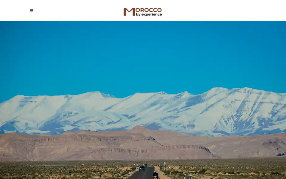 Screenshot of moroccobyexperience.com