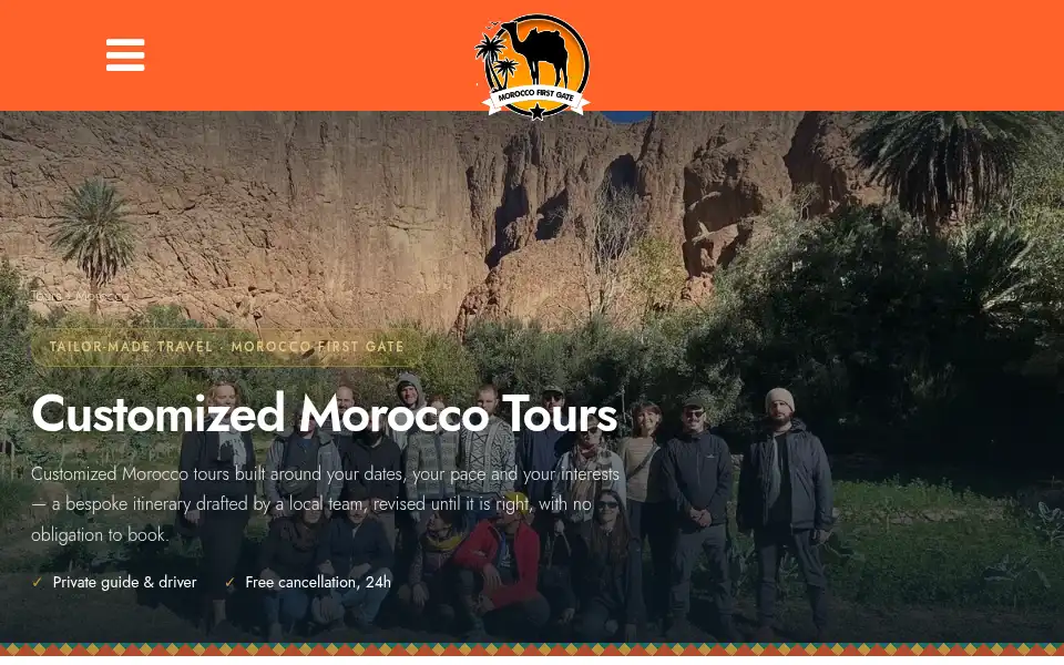 Screenshot of moroccofirstgate.com