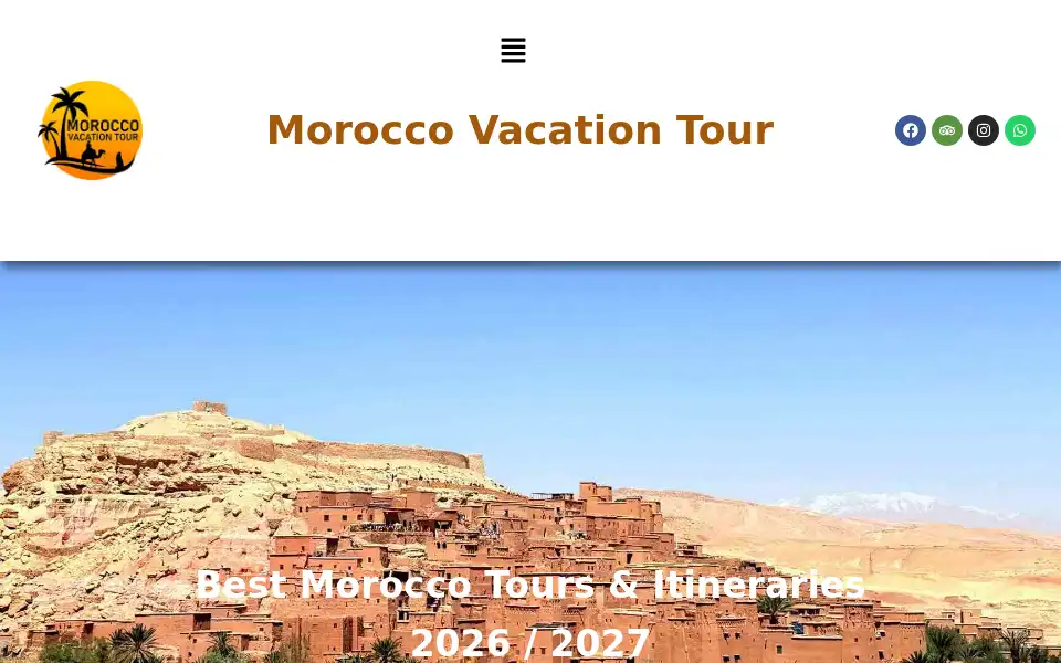 Screenshot of moroccovacationtour.com