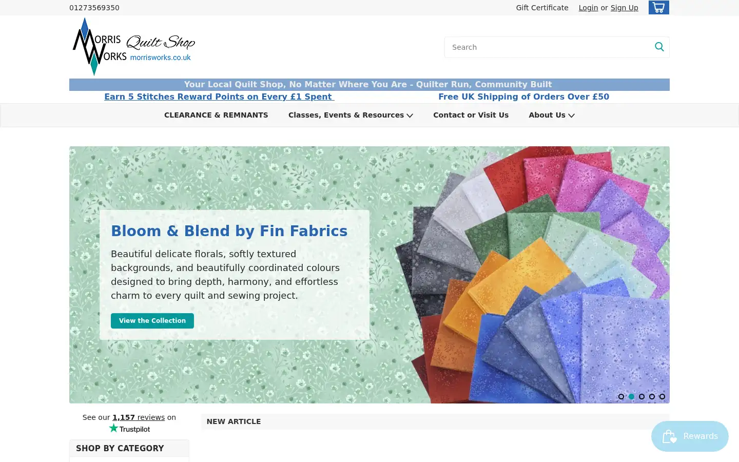 Screenshot of morrisworks.co.uk