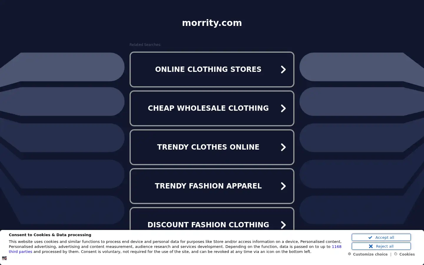 Screenshot of morrity.com
