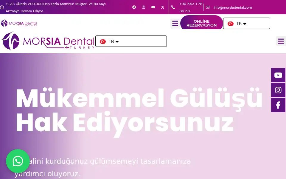 Screenshot of morsiadental.com