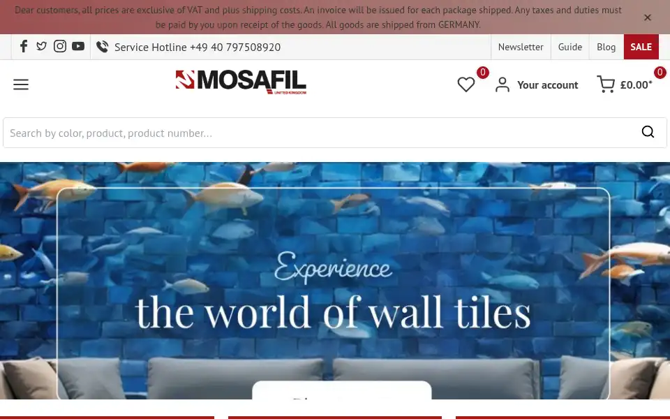 Screenshot of mosafil.co.uk