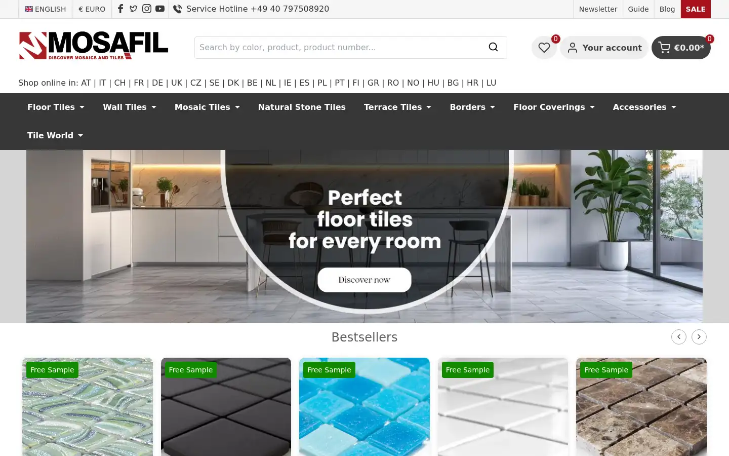 Screenshot of mosafil.com