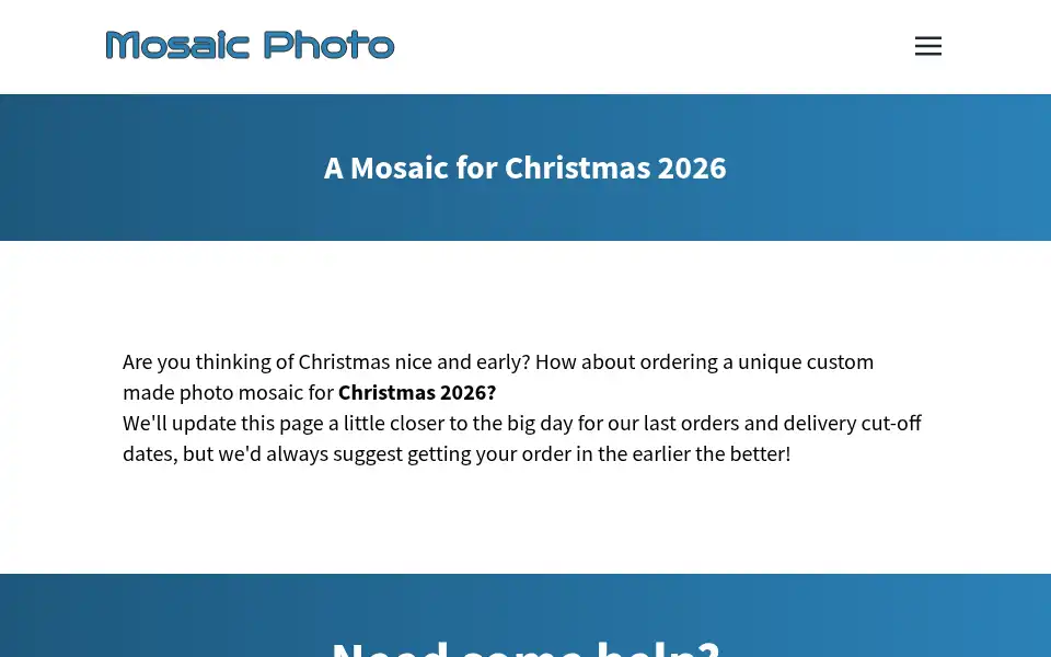 Screenshot of mosaic.photo