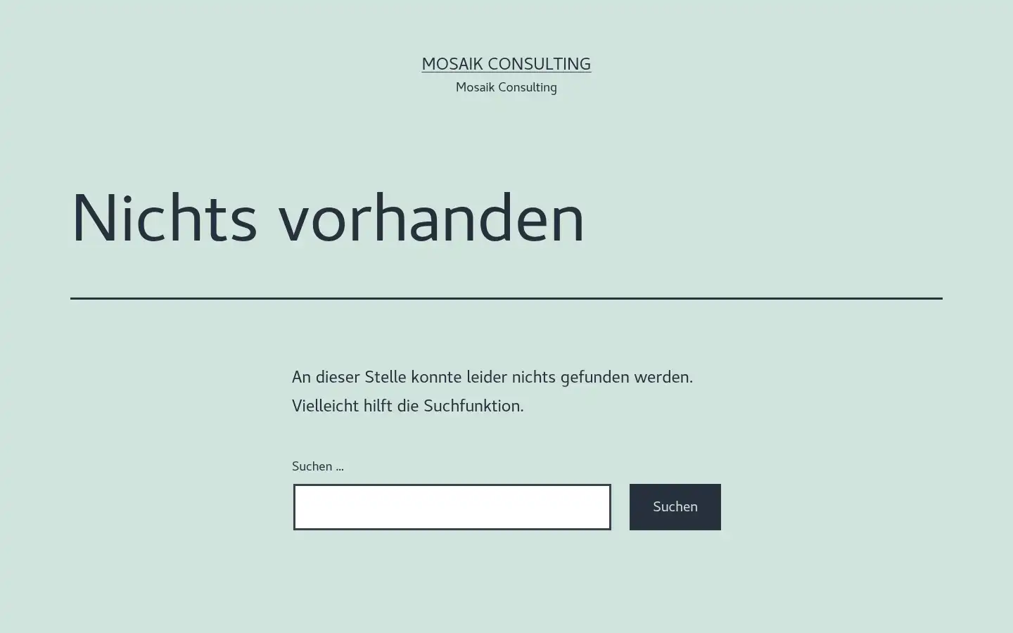 Screenshot of mosaikconsulting.de