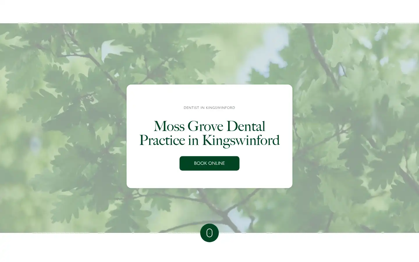 Screenshot of mossgrovedental.co.uk