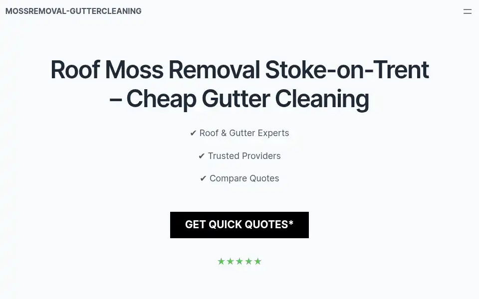 Screenshot of mossremoval-guttercleaning.co.uk