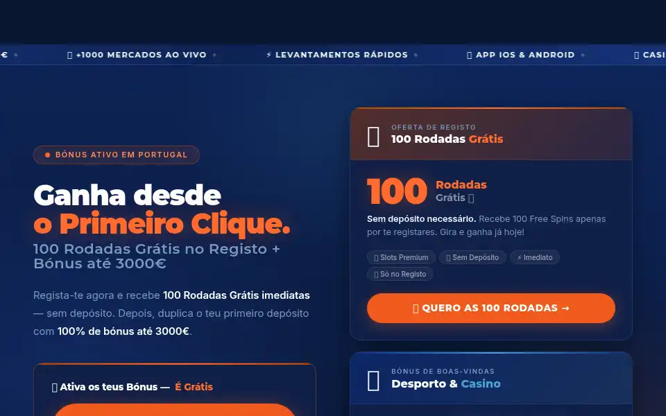 Screenshot of mostbet.pt