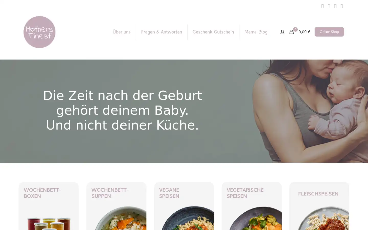 Screenshot of mothersfinest.org