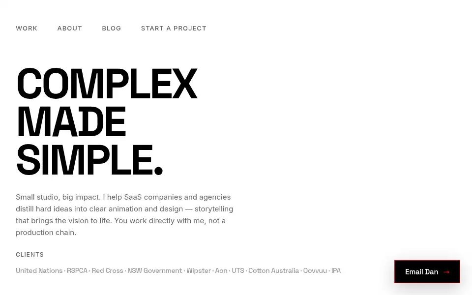 Screenshot of motionstory.com.au