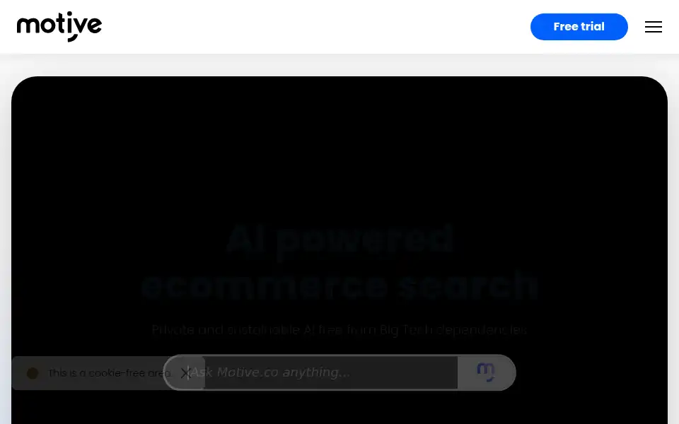 Screenshot of motive.co