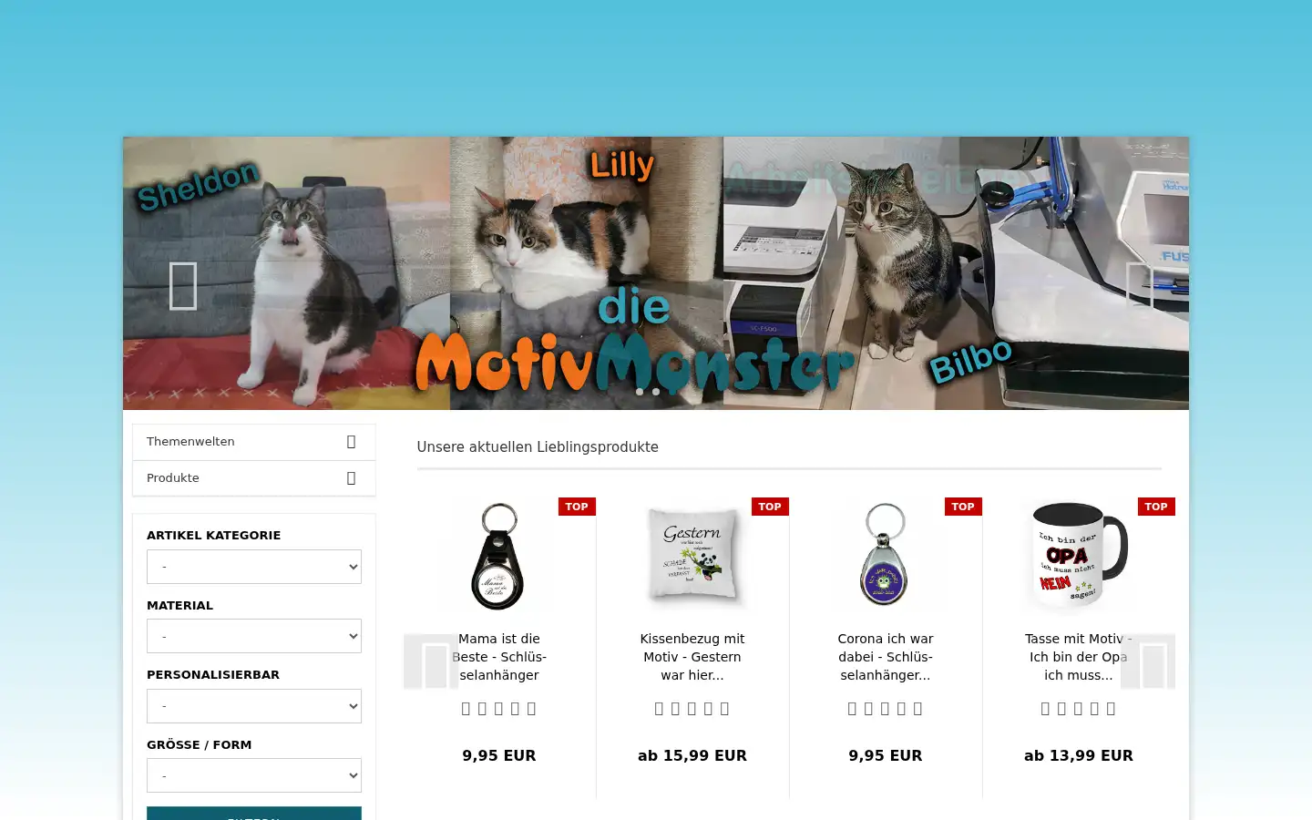 Screenshot of motivmonster.de