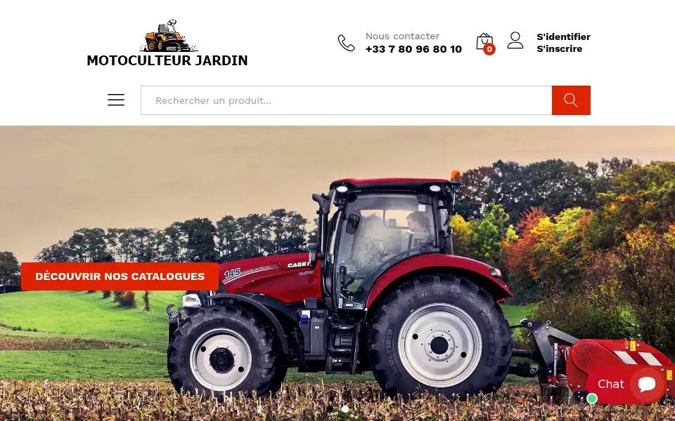 Screenshot of motoculteurjardin.fr