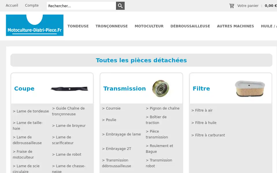 Screenshot of motoculture-distri-piece.fr