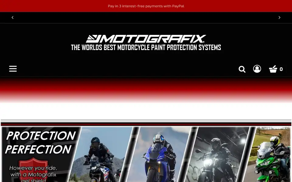 Screenshot of motografix.com