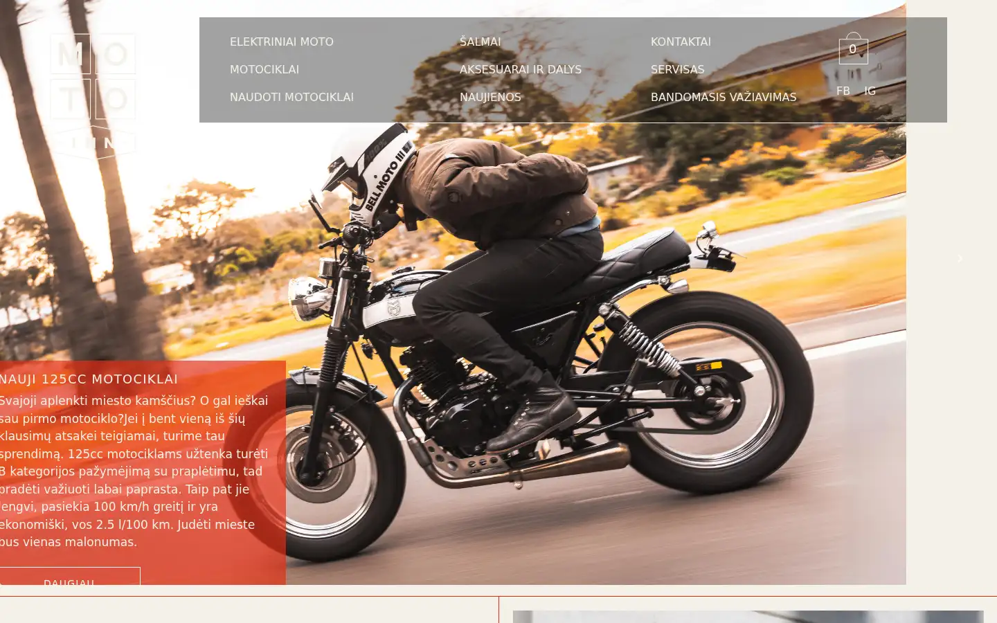 Screenshot of motoinn.lt