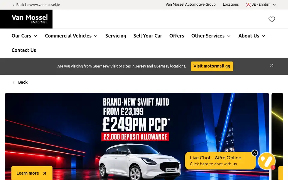 Screenshot of motor-mall.co.uk