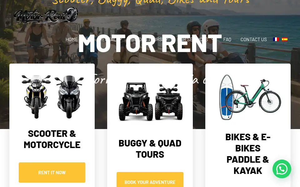 Screenshot of motor-rent.es