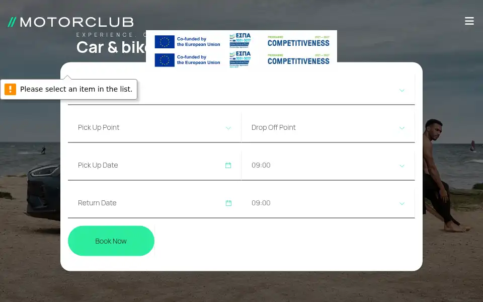 Screenshot of motorclub.gr