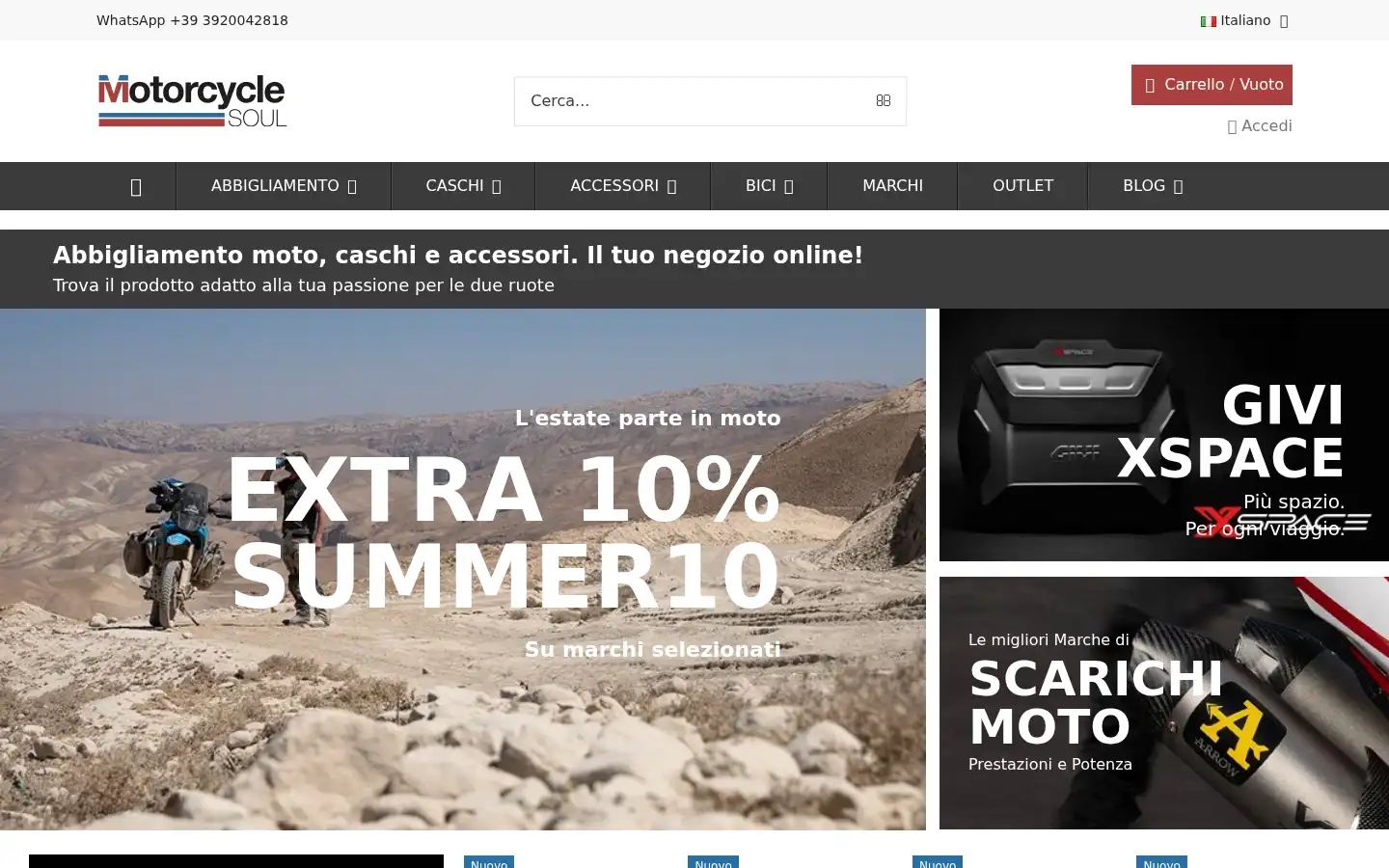 Screenshot of motorcycle-soul.com